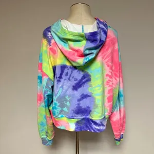Nike Get Fit French Terry Tie-Dye Training Hoodie thumbnail 5