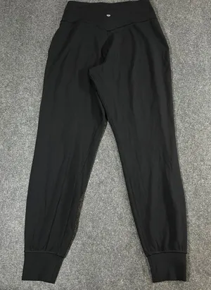 Lululemon Align Jogger 28 Black Nulu High Rise Yoga Pants LW5DH6S Size 6 thumbnail 1