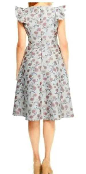 Gal Meets Glam Lola Dancing Daisy Floral Jacquard Dress thumbnail 1