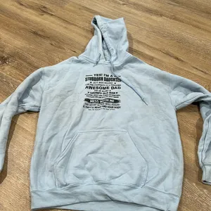 Gildan Medium stubborn daughter awesome dad sweatshirt. See description thumbnail 1