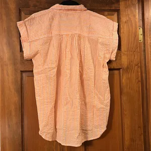 LOFT Petite Textured Stripe Dolman Shirt in Medium Petite, NWT thumbnail 7