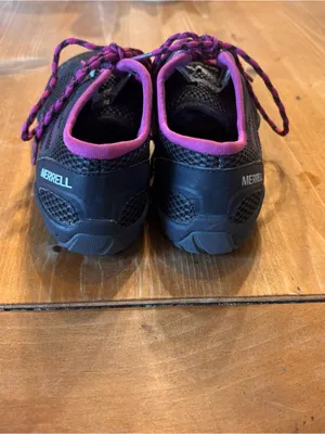 Merrell womens pace glove 2 barefoot trail running shoes purple/black 8.5 thumbnail 3