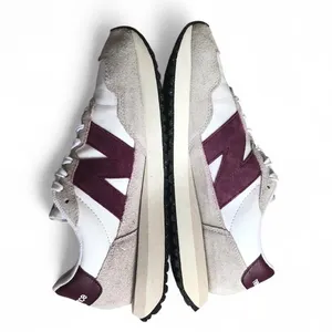 New Balance 237 in White and Burgandy Women’s Size 10 thumbnail 6