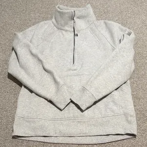 lululemon athletica Gray Half-Zip Sweatshirt thumbnail 1