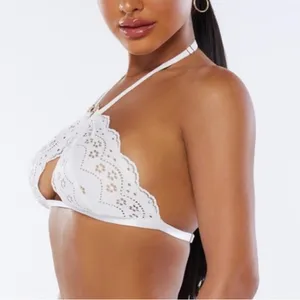 Savage X Fenty White Lace Bra thumbnail 2