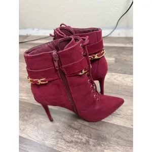 Shoedazzle Red Boots Women's Size 8 Preppy Clubwear Stiletto Heel Clubbing Shoe thumbnail 8