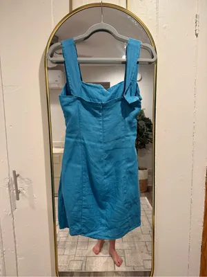 Reformation Kerrigan Linen Dress thumbnail 5