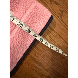 Talbots pink full zip Sherpa fleece jacket size small thumbnail 7