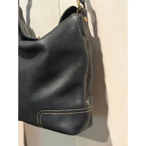 Coach Chelsea Black Pebbled Leather Hobo Shoulder Bag 10948 Turnlock Vintage Y2K thumbnail 9
