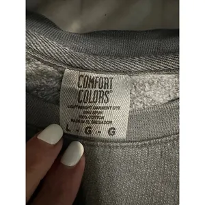 Comfort Colors "Visionary" Crewneck Sweatshirt Size Large Gray Lightweight thumbnail 4