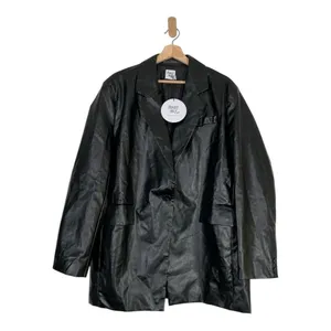 Princess Polly Jocelyn Faux Leather Jacket Size 16 thumbnail 4