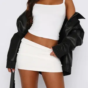 White Fox Love Lost Mini Skirt in White thumbnail 1