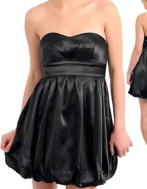 👑Black Satin Like Dress - Medium (Clearance) thumbnail 1