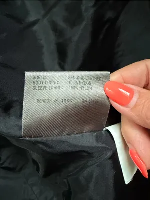 Vintage 1988 Wilsons Leather Maxima Black Genuine Leather Jacket M Western thumbnail 7
