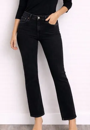 Abercrombie & Fitch The Ankle Straight Ultra High Rise Black 29/8L‎ thumbnail 1