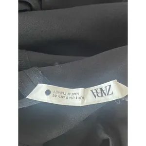 Zara‎ puffy Sleeves Black Dress thumbnail 10