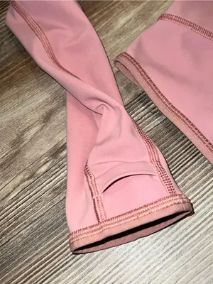 lululemon athletica Break a Trail 1/2 zip Performance Hoodie in pastel pink 2 thumbnail 4