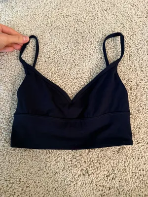 Lululemon heart shape bra TRUE NAVY thumbnail 2