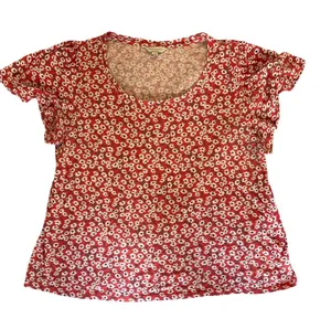 Lucky Brand Floral Short Sleeve Scoop Neck Tee thumbnail 1
