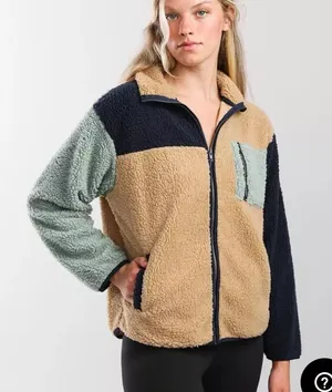 BKECore Color Block Sherpa Jacket size small‎ thumbnail 1