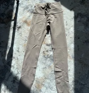 lululemon athletica Ribbed High-Rise Leggings in Taupe thumbnail 7
