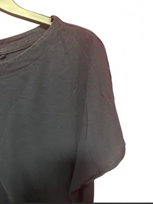 Next Navy Blue Cap Sleeve Cotten T-shirt thumbnail 4