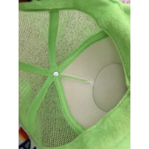 Aviator Nation Dreamland Tiger‎ Vintage Trucker Hat Neon Green thumbnail 9