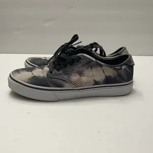 Vans Atwood Low Tie Dye Black White Canvas Skate Shoes Womens 8‎ UltraCush thumbnail 5