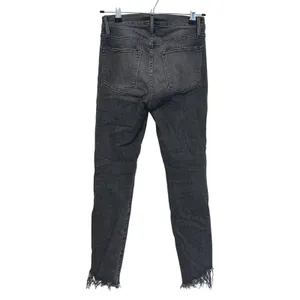 FRAME Womens Le High Skinny Raw Hem Jeans Size 25 Gray Punk Edgy Skater Grunge thumbnail 3
