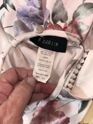 B Darlin Metallic Floral Halter Fit & Flare Dress Size 1/2 thumbnail 4