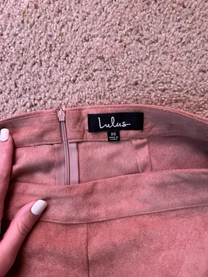 Lulus light pink skirt thumbnail 4