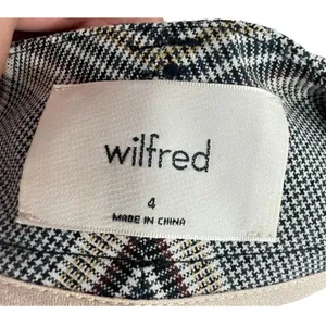 Aritzia‎ Wilfred Plaid Tie Belt Trouser Pants Sz 4 Academia Preppy Career Office thumbnail 2
