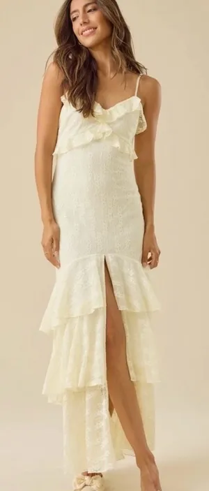Altar'd State Altar’d State Adrianna Lace Maxi Dress thumbnail 1