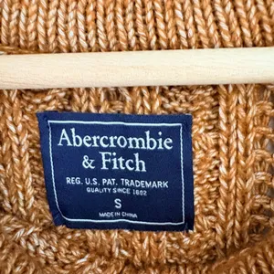 Abercrombie & Fitch Womens Brown Cable Knit Raglan Crew Neck Sweater Small thumbnail 7