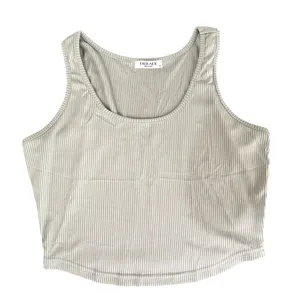 Ekouaer Worn once! Sage Green Set Wide Leg Pants and Crop Top Women's Size Medium thumbnail 4
