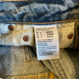 American Eagle Super High Rise A-line Denim Skirt 6 NWT thumbnail 5