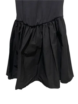 ASOS Design Ribbed Sleeveless Bubble Hem Mini Dress Black Women’s Size Small thumbnail 4