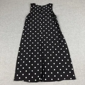 Lauren Ralph Lauren Dress Womens 4 Black Polka Dot Sleeveless A-Line Short thumbnail 2