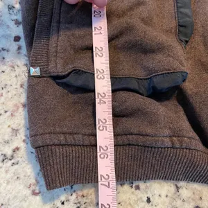 Wilfred Free Cardigan Women‎ Small Brown Cozycore Shawl Collar Hooded Fleece thumbnail 8
