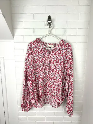 Universal Thread Floral Peasant Top Size XL thumbnail 2
