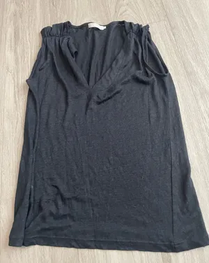 Stefanel Black Lightweight Knit Top thumbnail 1