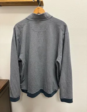 Or is Men’s 1/4 zip long sleeve Pima Cotton XL thumbnail 2