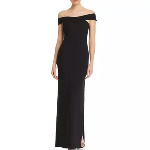 Likely Darrah Off Shoulder‎ Black Maxi Gown Womens Size 0 thumbnail 4