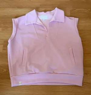 Pink simply southern zip up sleeveless thumbnail 1