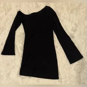 NWOT Reformation Willow Knit Long Sleeve mini Dress Tunic Size M thumbnail 6