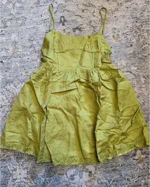 Sky to Moon Green Mini Dress thumbnail 2