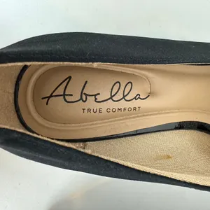 Abella Desiree Women’s Shoes Size 7.5 Black‎ Wedge Slip-On Round Toe Loafers NEW thumbnail 8