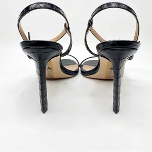 Sam Edelman NWT Dara Ankle Strap Sandals Black Strappy Heels SZ. 8.5 thumbnail 8