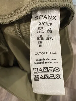 Spanx Out Of Office Trouser Tuscan Olive Small NEW thumbnail 7