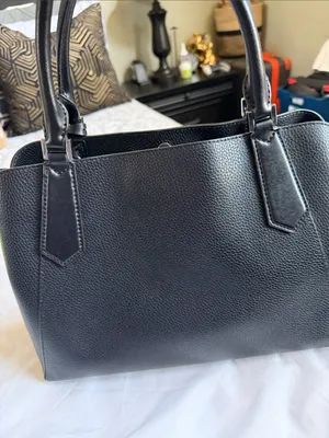 Michael Kors Black Pebbled Leather Tote thumbnail 3